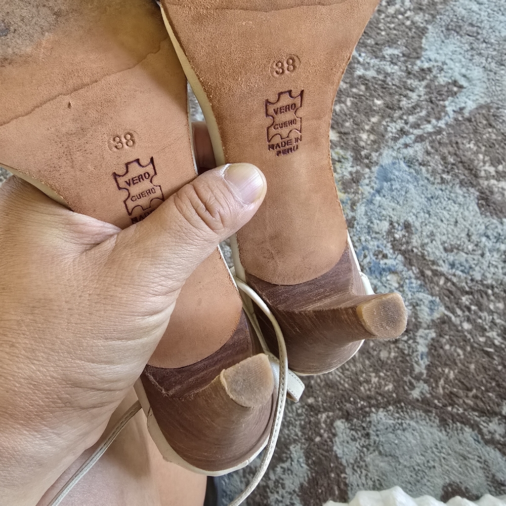 Ulla Johnson Colorblock Pattern Sandals Heels - image 6